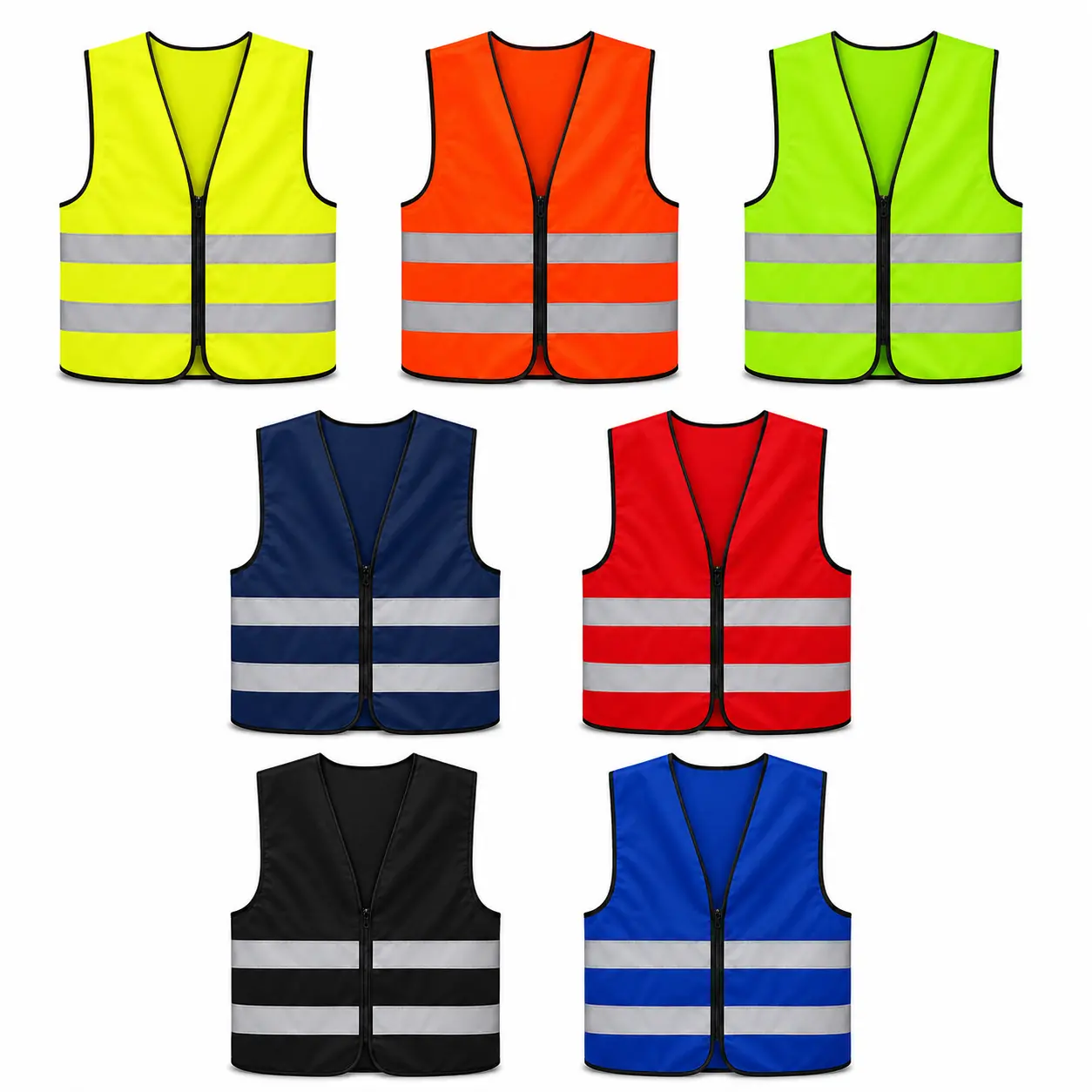 Heavy Duty Reflector Vest – Zipped in Kenya - Reenka Safety